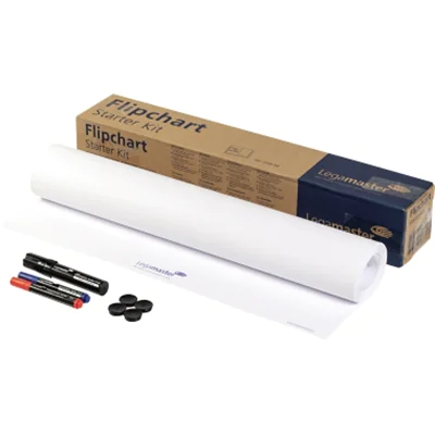 LEGAMASTER Flipchart Starterset 14-teilig, Mehrfarbig, 115 mm, 115 mm, 675 mm, 3,33 kg, 14 Stück(e) 7-124900