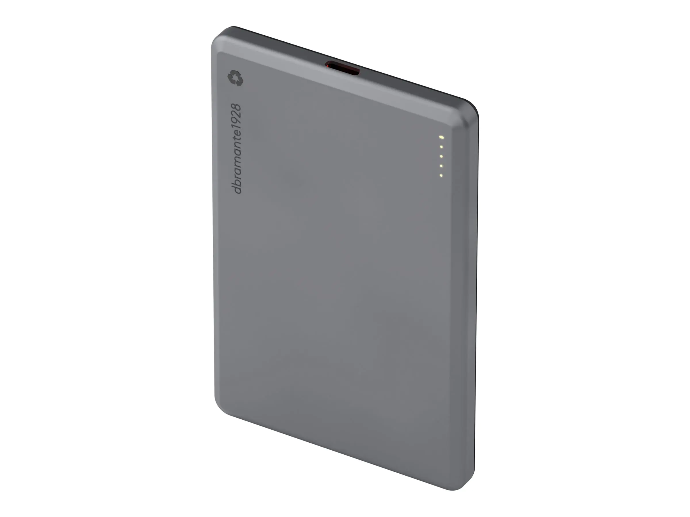 dbramante1928 re-charge - Induktive Power Bank - 5000 mAh - 20 Watt - 3 A (USB-C)