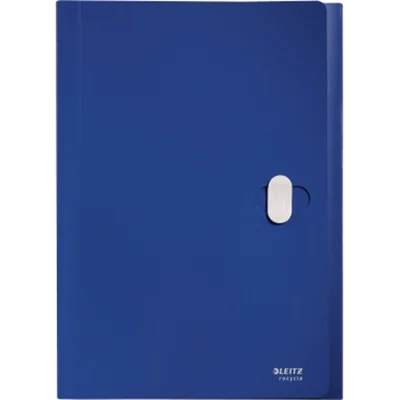 Leitz Fächermappe Recycle DIN A4 blau 5 Fächer