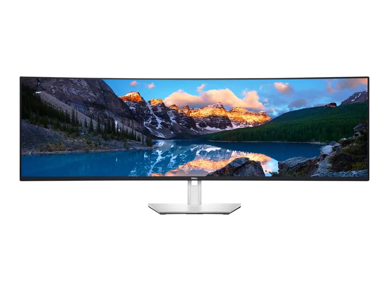 Dell UltraSharp U4924DW - LED-Monitor - gebogen - 124.5 cm (49") - 5120 x 1440 5K Dual QHD @ 60 Hz - IPS Black - 350 cd/m² - 2000:1 - 5 ms - 2xHDMI, DisplayPort, USB-C - Lautsprecher - mit 3 years Basic Hardware Service with Advanced Exchange