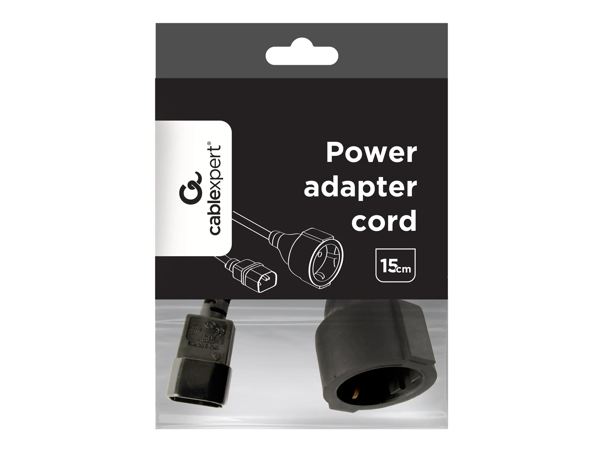 Gembird Cablexpert - Netzteil - IEC 60320 C14 zu CEE 7/4 (W)