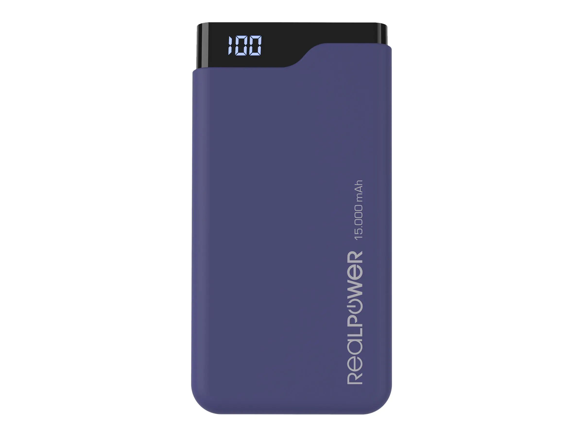RealPower PB-15000C Navy Blue, 15000 mAh, Schwarz, Blau 333643