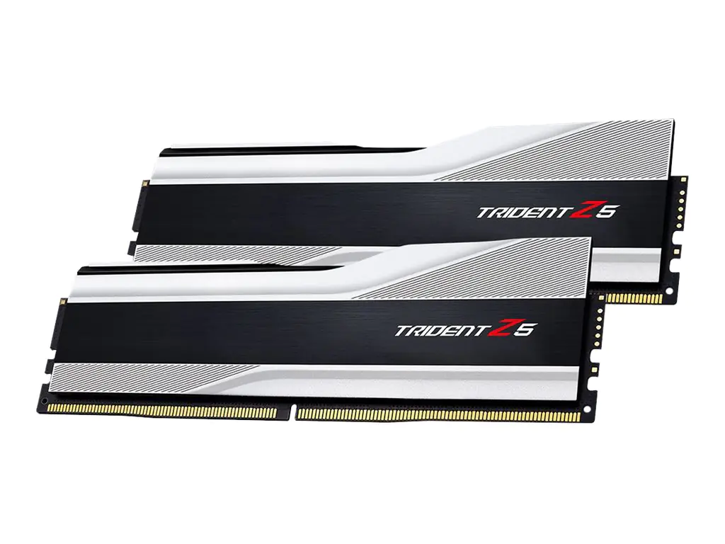 G.Skill Trident Z5 - DDR5 - Kit - 32 GB: 2 x 16 GB - DIMM 288-PIN - 6000 MHz / PC5-48000 - CL36 - 1.35 V - ungepuffert - non-ECC - metallisch silber