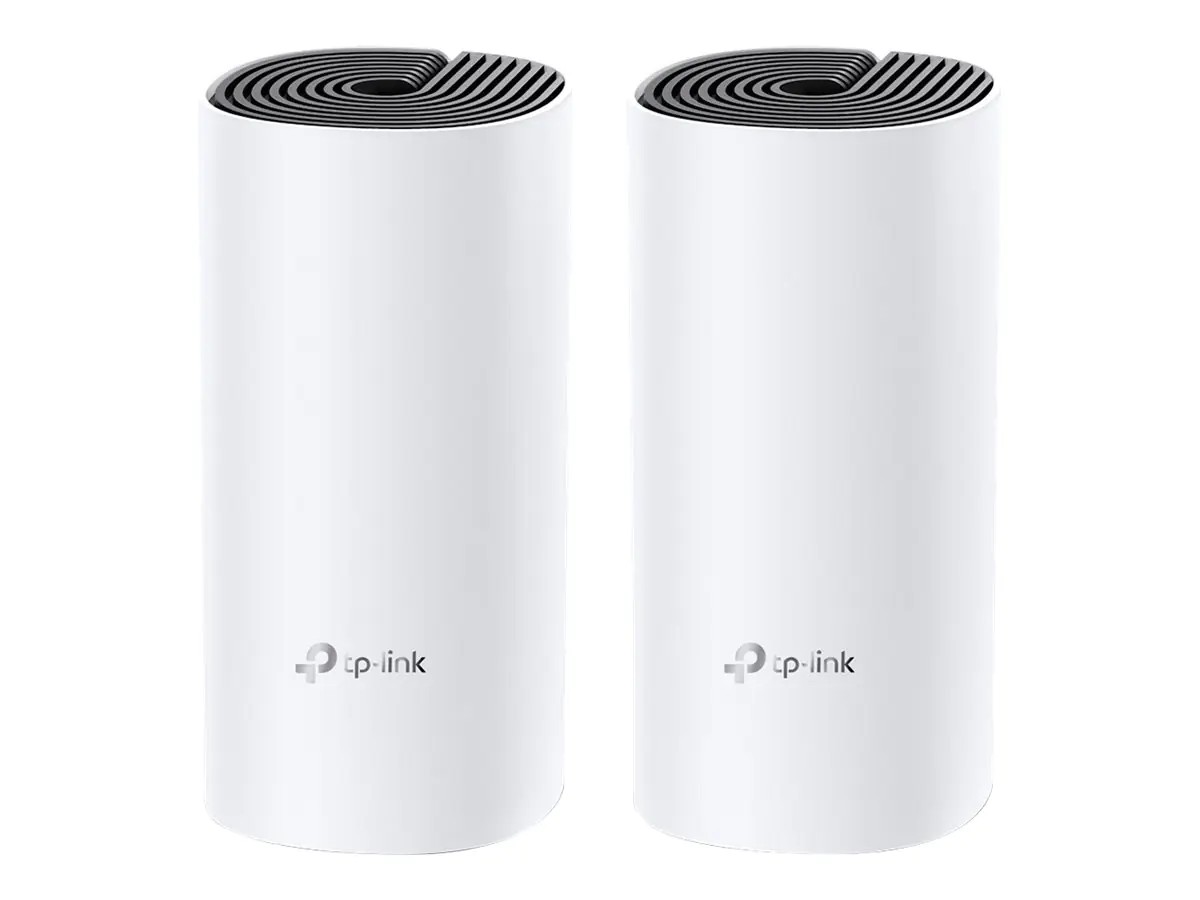 TP-Link DECO M4 - WLAN-System - (2 Router) - bis zu 260 m² - Netz 1GbE - Wi-Fi 5 - Dual-Band