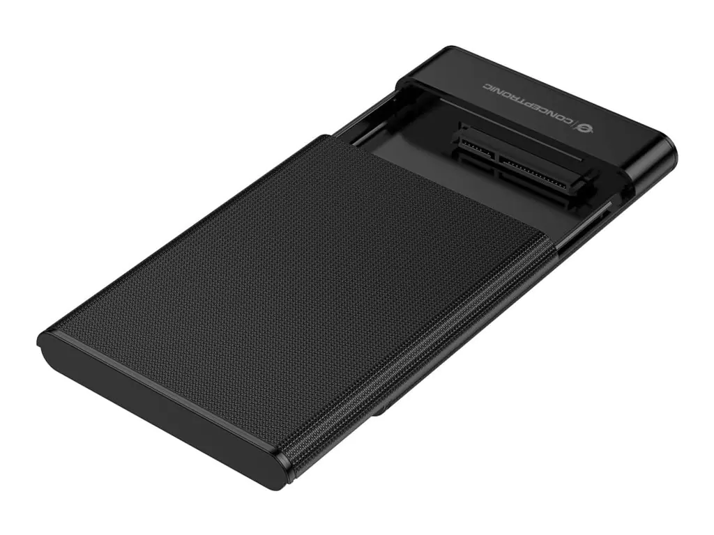 Conceptronic HDD Gehäuse 2.5" SATA I-III HDD/SSD USB-A &-C - HDD-Wechselrahmen - 2,5"