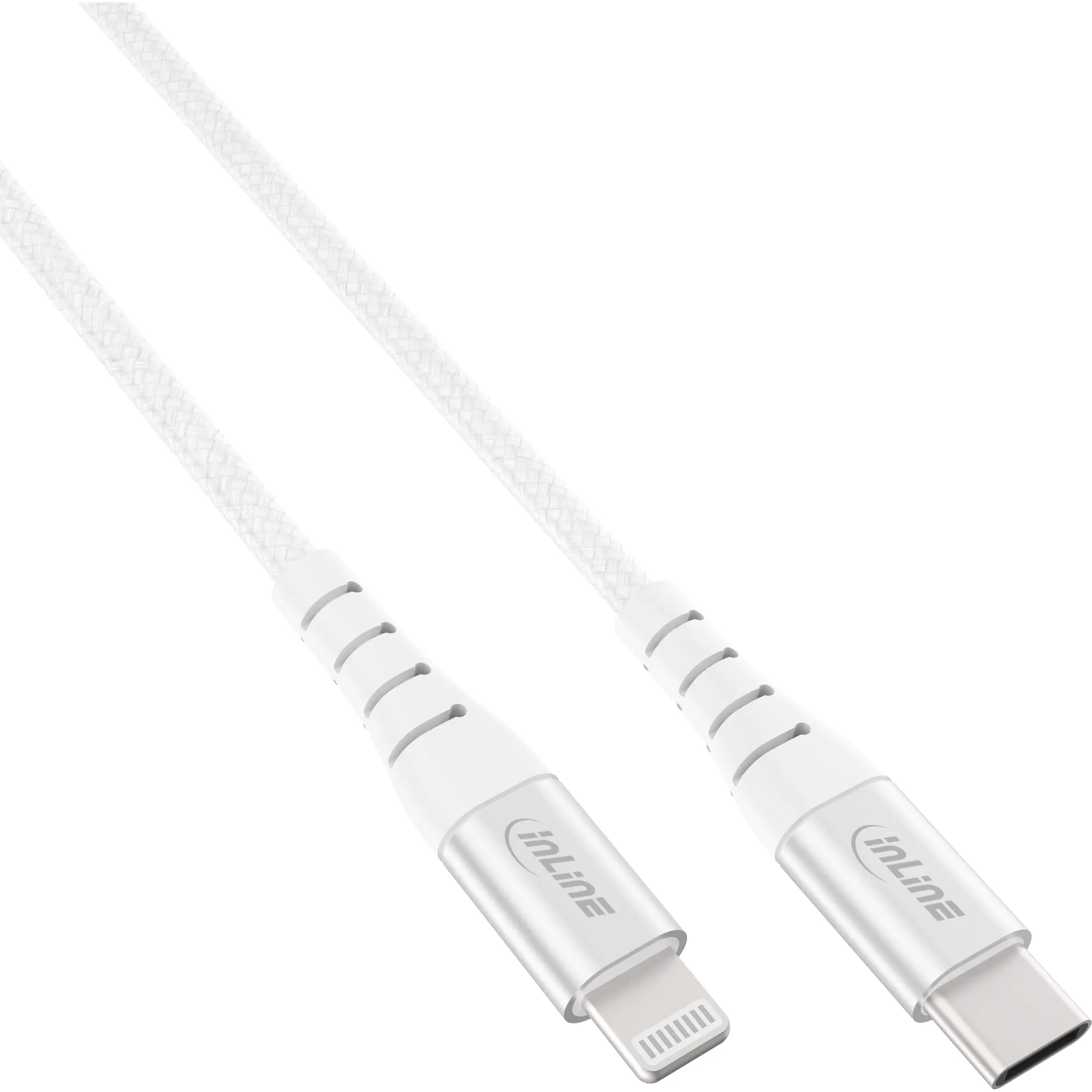 InLine USB-C Lightning Kabel für iPad iPhone iPod silber/Alu 1m - Kabel - Digital/Daten