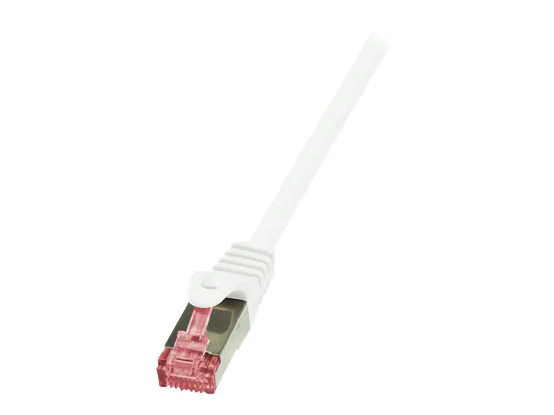 LogiLink PrimeLine - Patch-Kabel - RJ-45 (M) zu RJ-45 (M) - 30 m - SFTP - CAT 6 - geformt - weiß