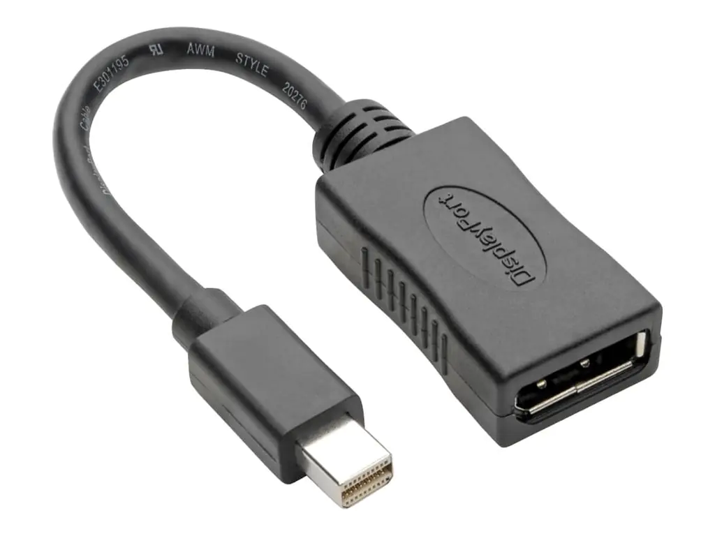 Tripp Eaton Tripp Lite Series Keyspan Mini DisplayPort to DisplayPort Adapter, 4K 60 Hz,