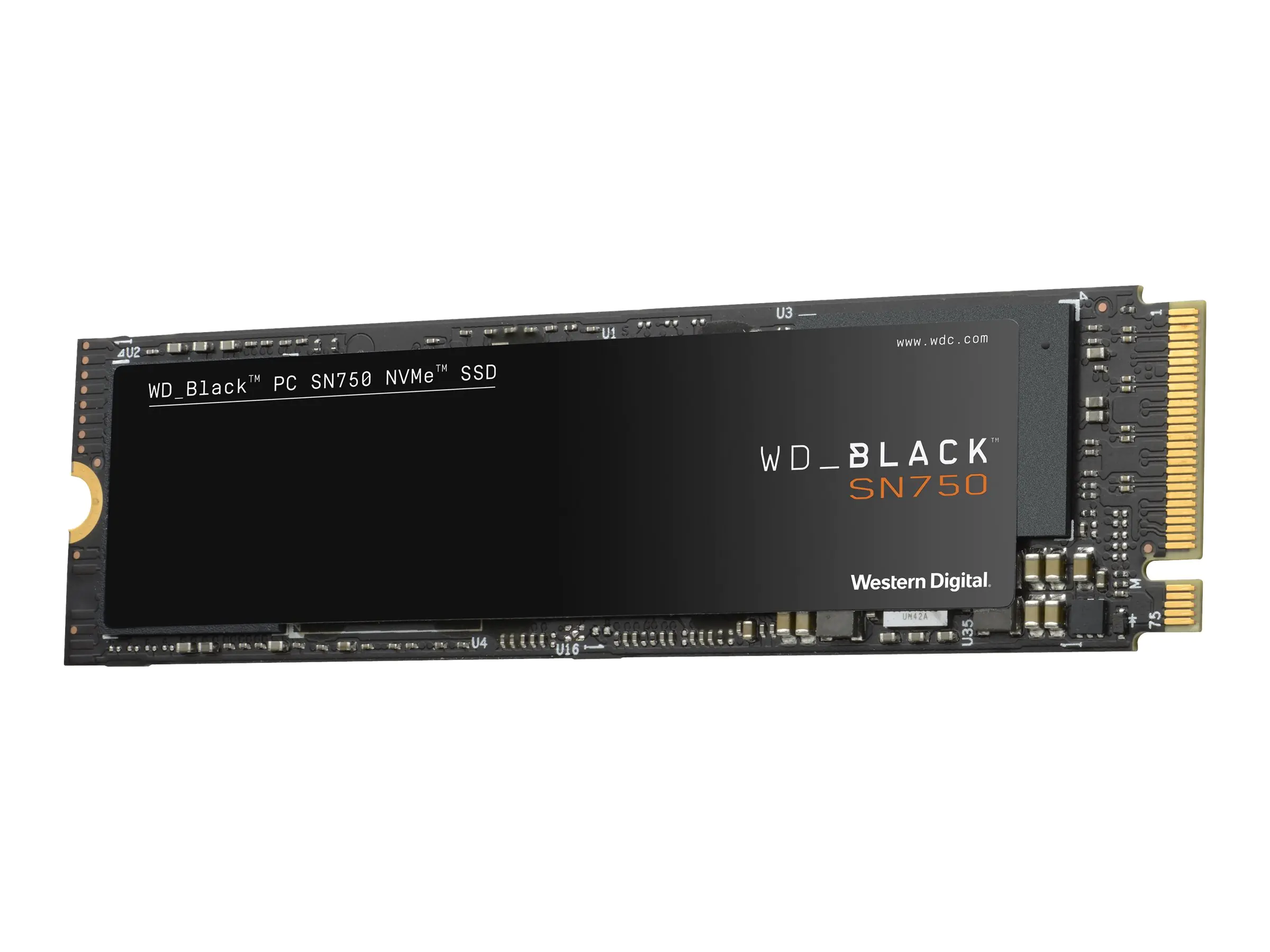 WD Black SN750 NVMe SSD WDS200T3X0C - SSD - 2 TB - intern - M.2 2280 - PCIe 3.0 x4 (NVMe)