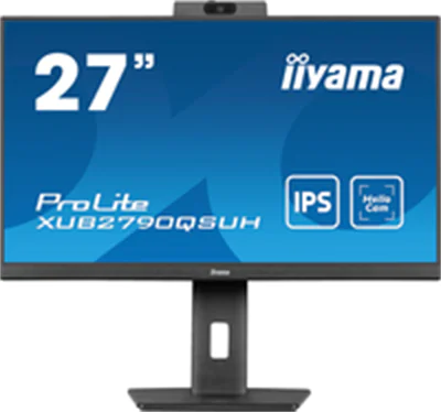Iiyama ProLite XUB2790QSUH-B1 - LED-Monitor - 68.5 cm (27") - 2560 x 1440 QHD @ 100 Hz - IPS - 250 cd/m² - 1300:1 - 0.4 ms - HDMI, DisplayPort - Lautsprecher - mattschwarz
