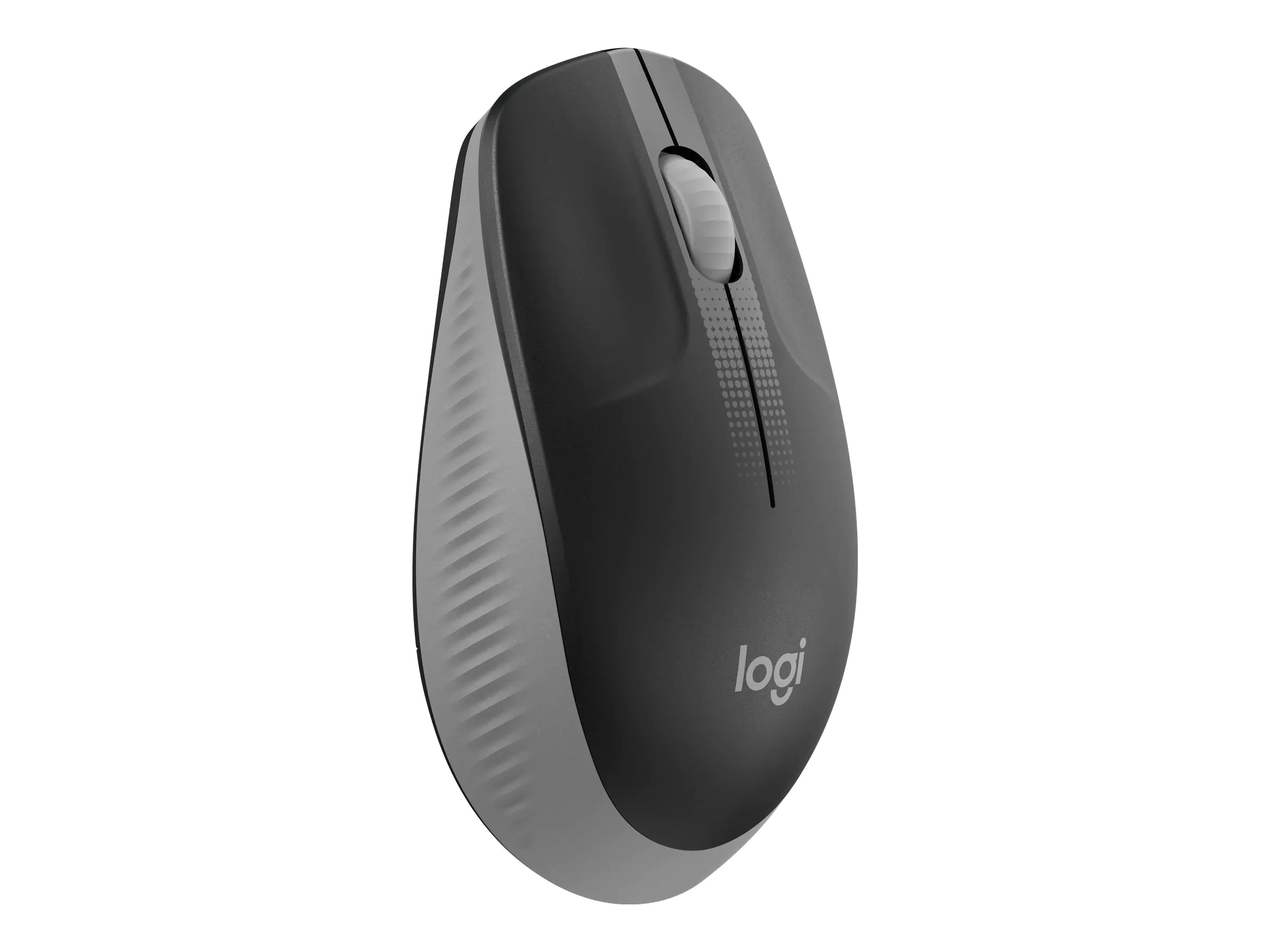 Logitech M190 - Maus - optisch - 3 Tasten - kabellos - kabelloser Empfänger (USB) - Mid Gray