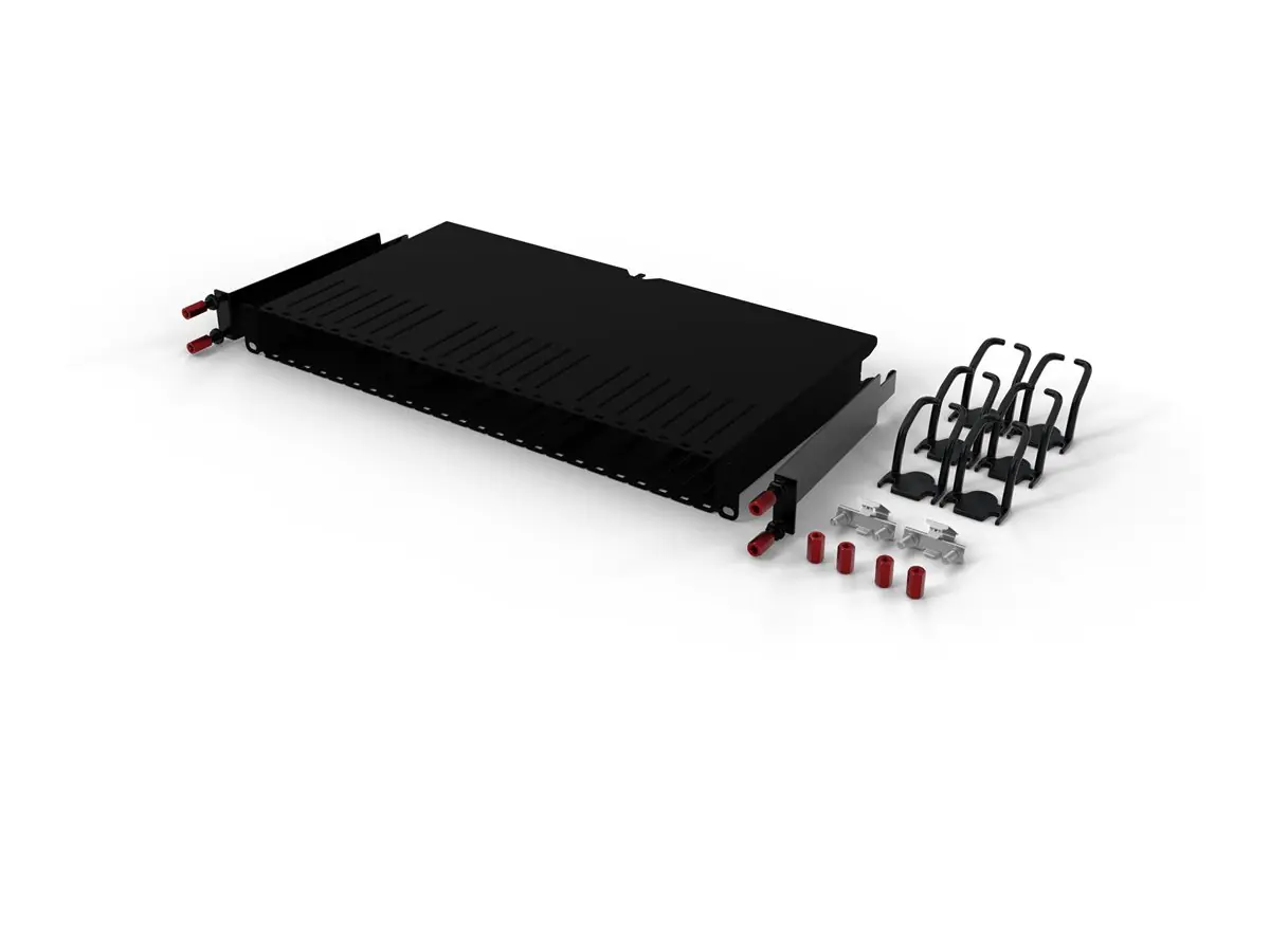 PATCHBOX.one PatchPanel Gehäuse 48,3cm (19") Plus+ Rahmen inkl. Montageschienen - PONEFRAME