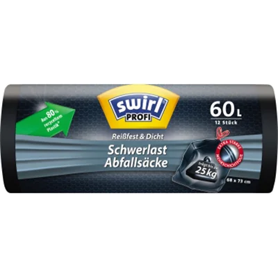 Swirl 216007, 60 l, Schwarz, Kunststoff, 12 Stück(e)
