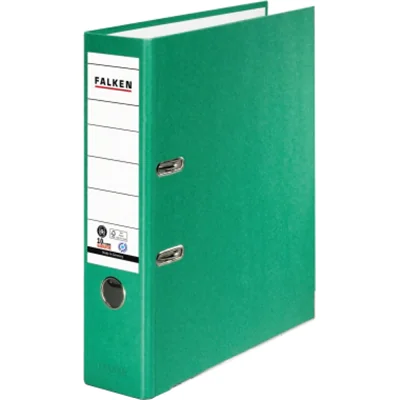 Falken Ordner Recycolor 11285723 DIN A4 80mm Papier grün