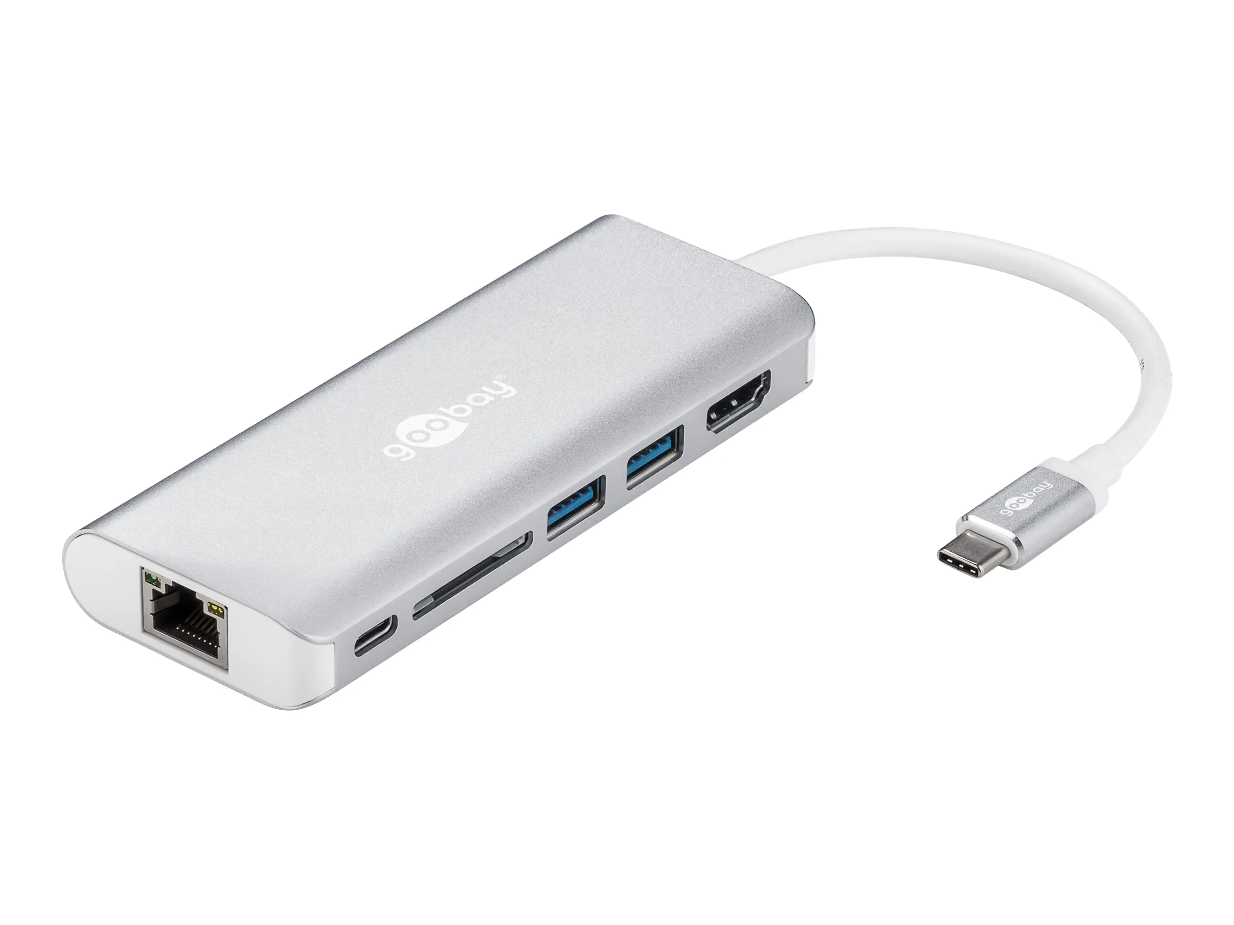 goobay - Dockingstation - USB-C - HDMI - 10Mb LAN