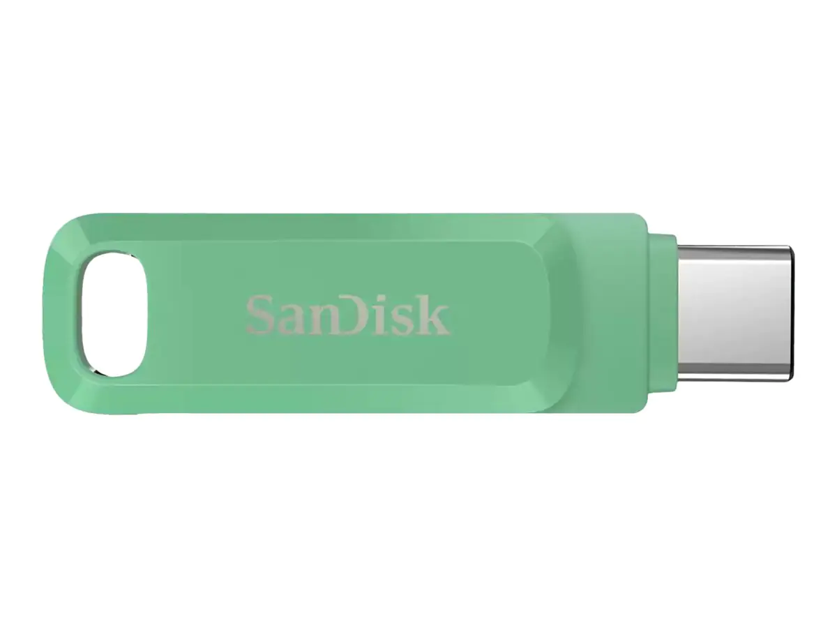 SanDisk Ultra Dual Drive Go - USB-Flash-Laufwerk - 64 GB - USB 3.2 Gen 1 / USB-C - absinthe green