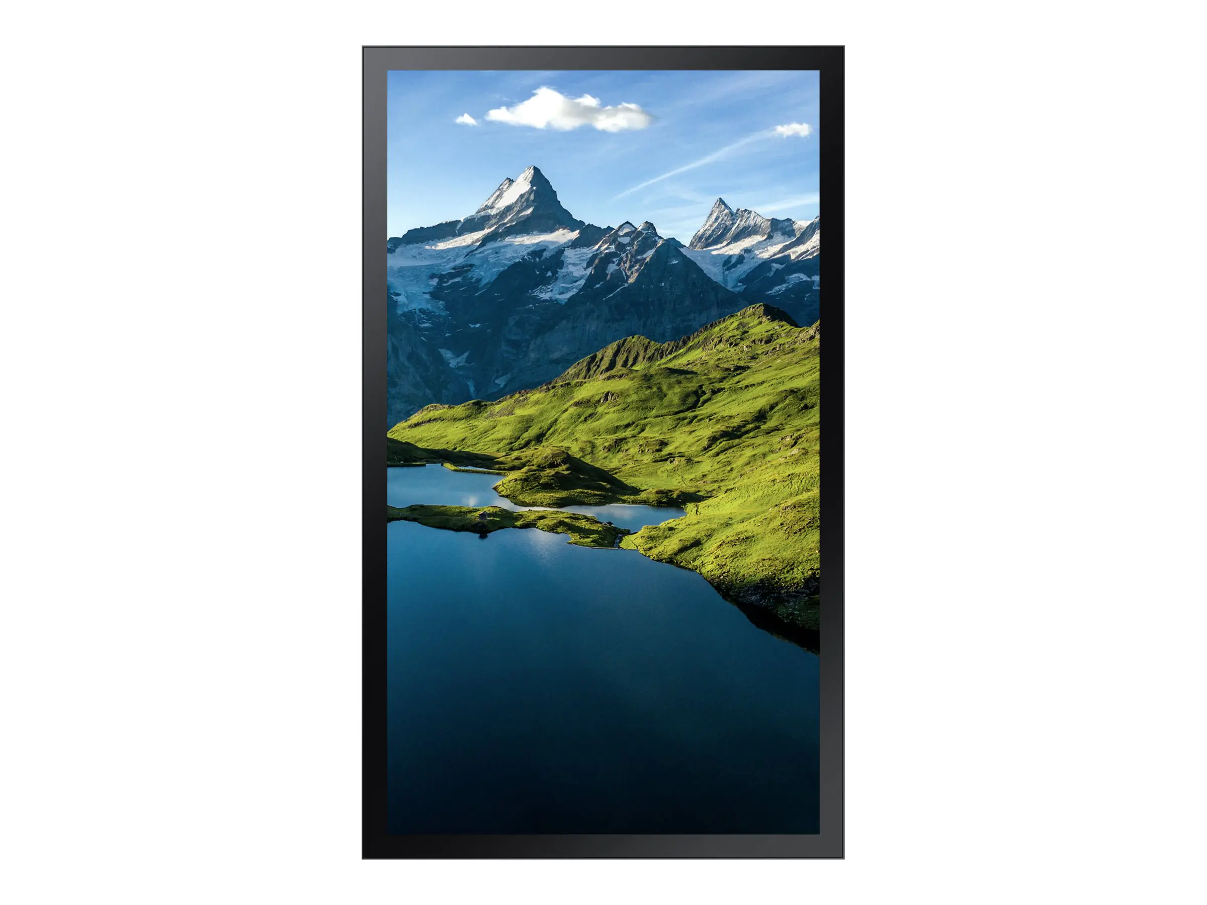 Samsung OH75A - 190 cm (75") Diagonalklasse (189.23 cm (74.5") sichtbar) - OHA Series LCD-Display mit LED-Hintergrundbeleuchtung - Digital Signage im Freien - Full Sun - Tizen OS - 4K UHD (2160p) 3840 x 2160 - Direct LED - Schwarz