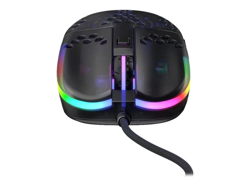 Xtrfy MZ1 - Zy's Rail - Maus - ergonomisch - optisch - kabelgebunden - USB - Schwarz