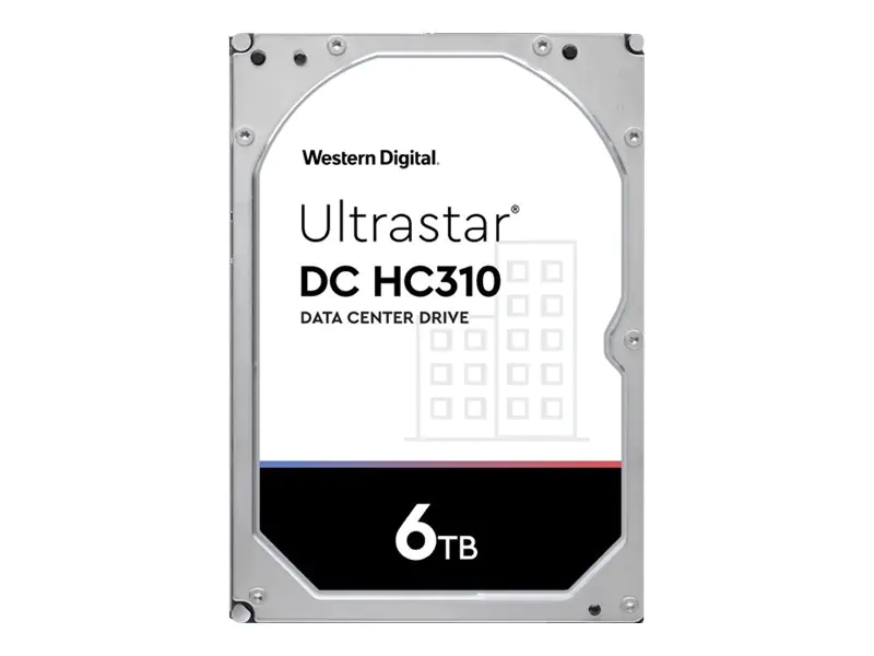 WD Ultrastar DC HC310 - Festplatte - 6 TB - intern (Stationär) - 3.5" (8.9 cm) (in 8,9 cm Träger) (in 3,5 Zoll Träger) - SAS 12Gb/s - 7200 rpm - Puffer: 256 MB