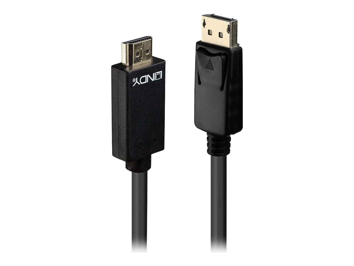 Lindy - Video- / Audiokabel - DisplayPort (M) bis HDMI (M) - 3 m - 4K Unterstützung