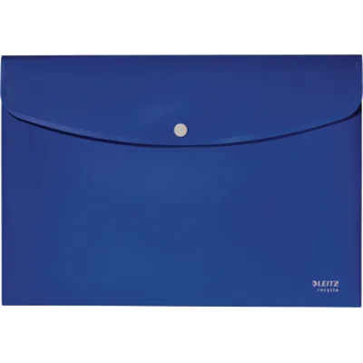 Leitz Sammelmappe Recycle DIN A4 Polypropylen, 80 % recycelt blau