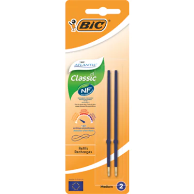 BIC Kugelschreibermine Easy Glide IS1197 892409 0,4mm bl 2 St./Pack.