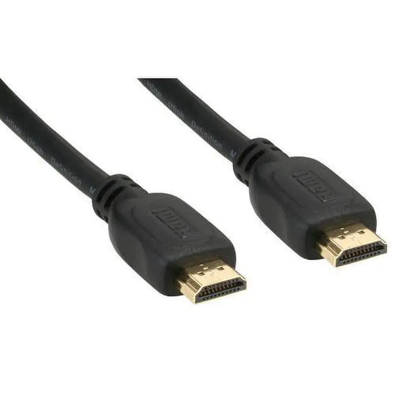 InLine High Speed - HDMI-Kabel mit Ethernet - HDMI männlich zu HDMI männlich - 5 m - STP-Kabel - Schwarz