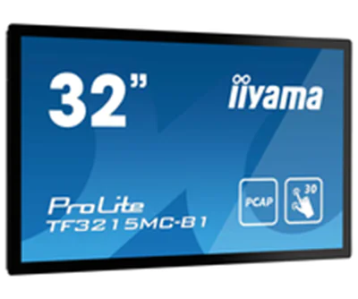 Iiyama ProLite TF3215MC-B2 - LCD-Monitor - 80 cm (31.5") - offener Rahmen - Touchscreen - 1920 x 1080 Full HD (1080p) - VA - 500 cd/m² - 3000:1 - 8 ms - HDMI, VGA, DisplayPort - Schwarz