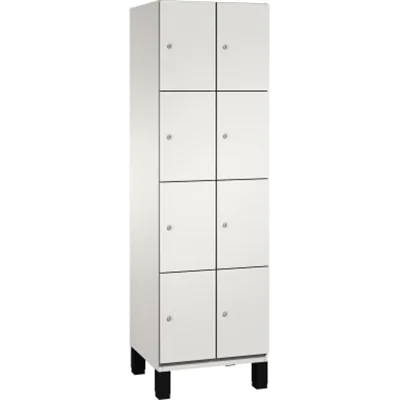 C+P Fächerschrank 4510320S10017 Füße 8Fächer B600mm lgr/lgr