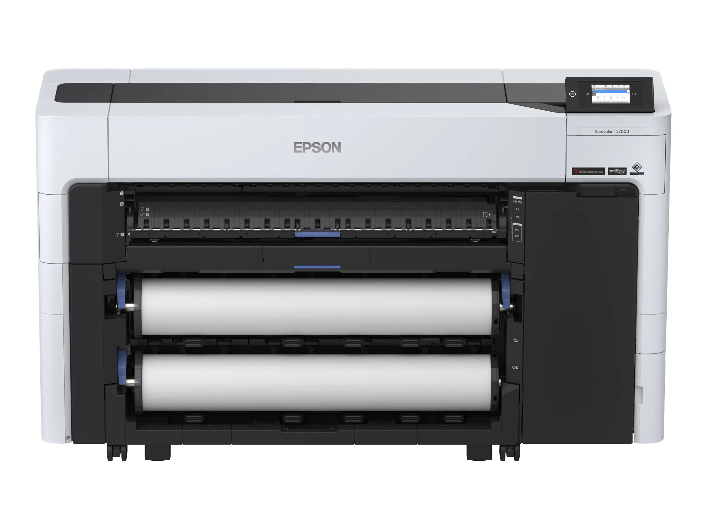 Epson SureColor SC-T5700D - 914 mm (36") Großformatdrucker - Farbe - Tintenstrahl - Rolle (91,4 cm) - 2400 x 1200 dpi - bis zu 130 m²/Stunde (einfarbig)/ bis zu 130 m²/Stunde (Farbe) - USB, Wi-Fi, Gigabit LAN - Cutter