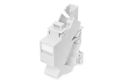 Digitus Professional - Keystone Jack-DIN-Adapter für Schienenmontage - 1 Anschluss