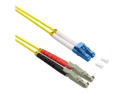 Roline - Patch-Kabel - LSH/APC Single-Mode (M) zu LC/UPC Einzelmodus (M) - 0.5 m - Glasfaser - Duplex - 9/125 Mikrometer - OS2 - halogenfrei - Gelb