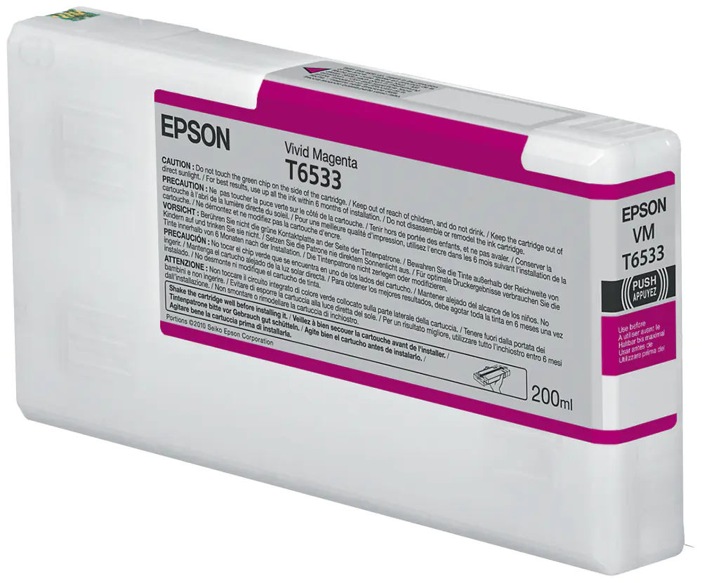 Epson - 200 ml - Vivid Magenta - Original - Tintenpatrone - für Stylus Pro 4900, Pro 4900 Designer Edition, Pro 4900 Spectro_M1