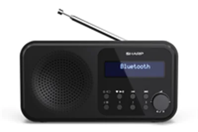 Sharp Tokyo DR-P420 - Tragbares DAB-Radio - schwarz