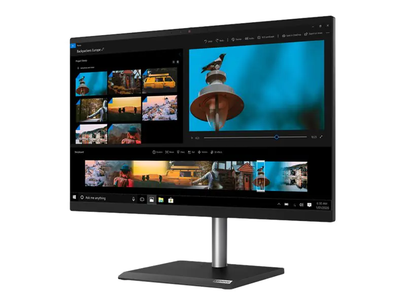 Lenovo V30a-24IIL AIO 11LA - All-in-One (Komplettlösung) - mit voll funktionsfähigem Monitorständer - Core i5 1035G1 / 1 GHz - RAM 8 GB - SSD 256 GB - NVMe - UHD Graphics - GigE - WLAN: 802.11a/b/g/n/ac, Bluetooth 5.0 - Win 10 Pro 64-Bit - Monitor: LED 60