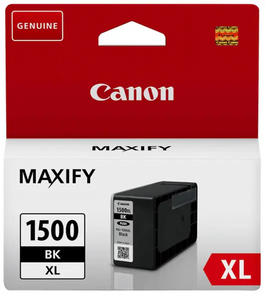 Canon PGI-1500XL BK - 34.7 ml - Hohe Ergiebigkeit - Schwarz - Original - Tintenbehälter - für MAXIFY MB2050, MB2150, MB2155, MB2350, MB2750, MB2755