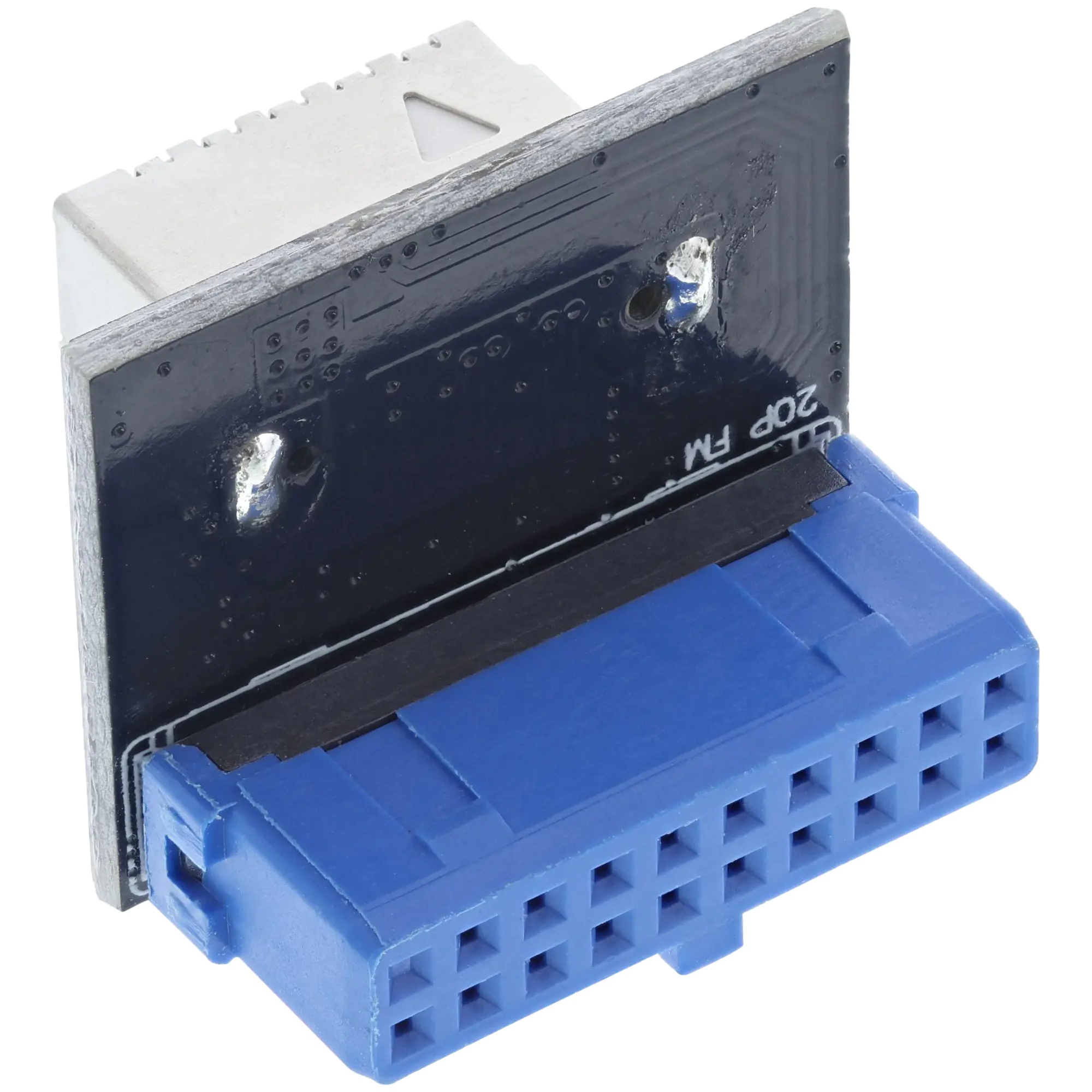 InLine - Interner USB-Adapter - 20-poliger USB 3.0 Kopf (W) zu 20-poliger USB 3.1 Header (W) Key-B