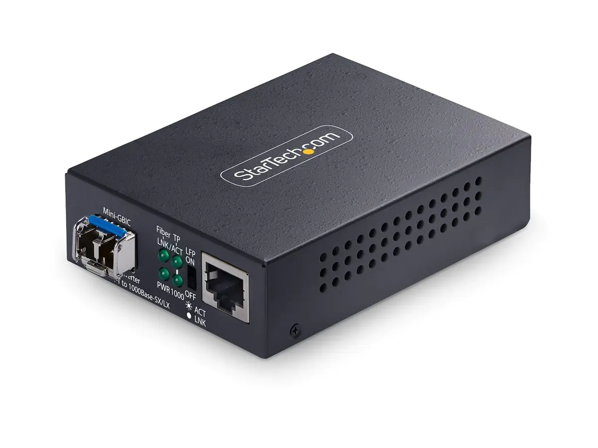 StarTech.com Startech - Medienkonverter - 1GbE - über Glasfaser