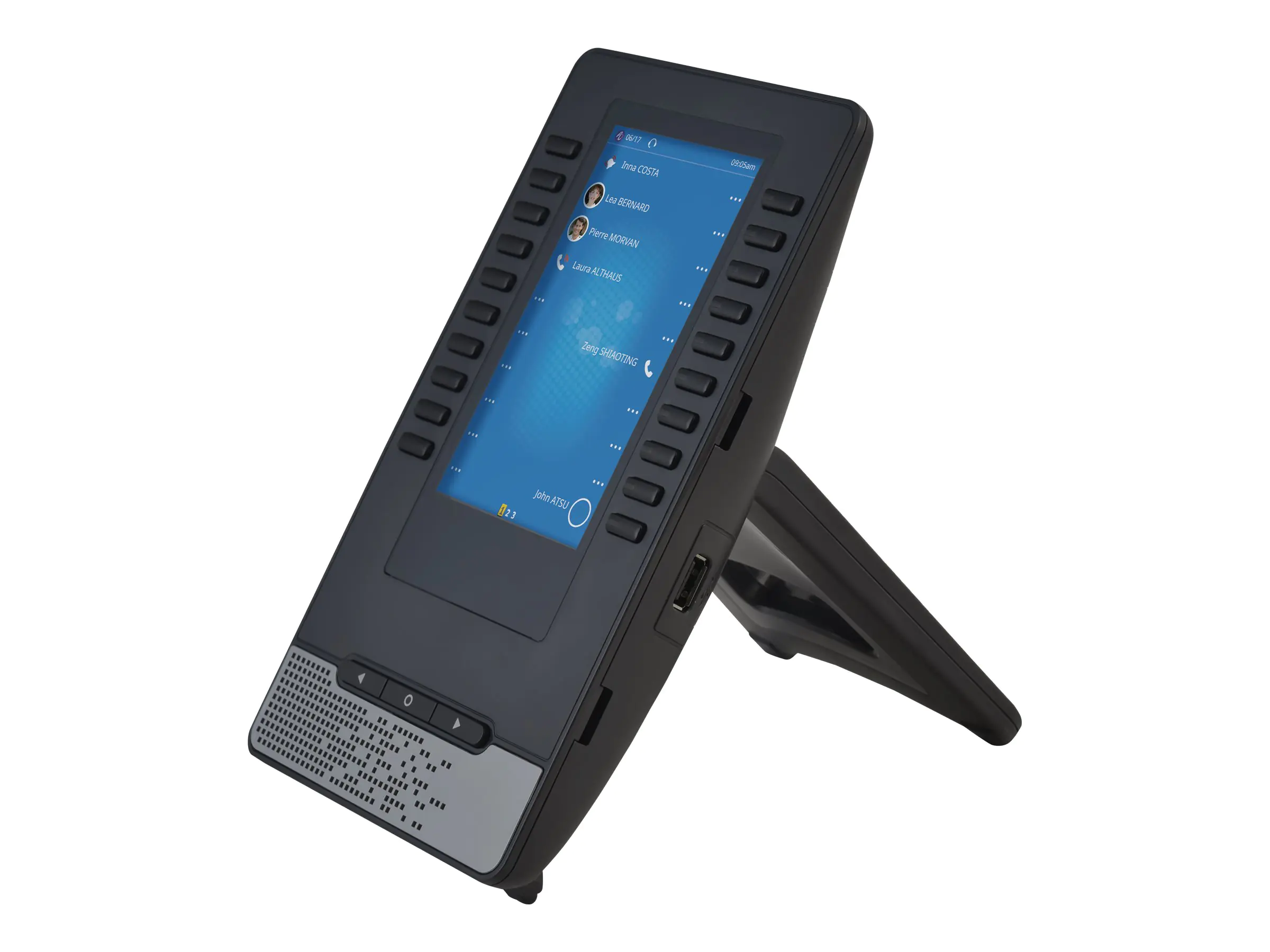 Alcatel-Lucent Enterprise EM200 - Erweiterungsmodul für VoIP-Telefon - Grau - für Alcatel-Lucent Enterprise ALE-30h Essential DeskPhone