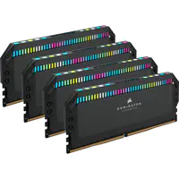 CORSAIR Dominator Platinum RGB - DDR5 - Kit - 64 GB: 4 x 16 GB - DIMM 288-PIN - 6200 MHz / PC5-49600 - CL32 - 1.40 V - Schwarz