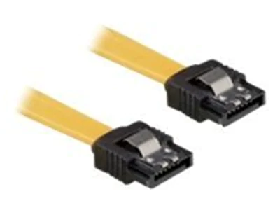 Delock Cable SATA - SATA-Kabel - Serial ATA 150/300/600 - SATA (W) zu SATA (W) - 70 cm - eingerastet, gerader Stecker - Gelb