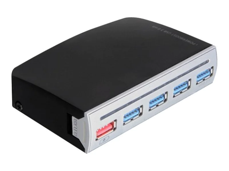 DeLock 4 port USB 3.0 Hub - Hub - 4 x SuperSpeed USB 3.0 - Desktop