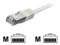 equip - Patch-Kabel - RJ-45 (M) zu RJ-45 (M) - 50 cm - SSTP-Kabel - CAT 6 - geformt, verseilt - Grau