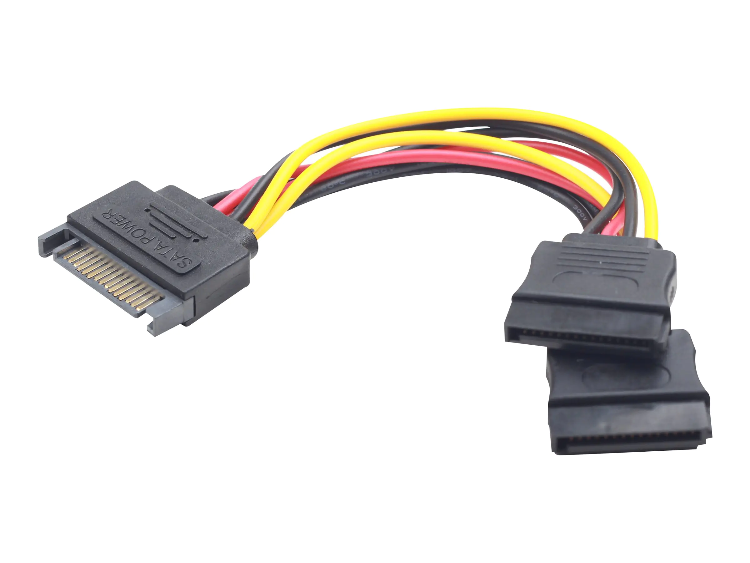 Gembird Cablexpert CC-SATAM2F-01 - Netz-Splitter - SATA-Stromstecker (W)