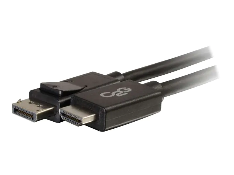 C2G 3ft DisplayPort to HDMI Cable - DP to HDMI Adapter Cable - M/M - DisplayPort-Kabel - DisplayPort (M) zu HDMI (M) - 91.4 cm - Schwarz