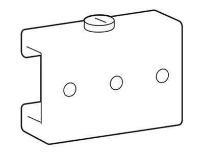 Ergotron Montagekomponente (DIN-Schienenadapterhalterung) 98-785-629