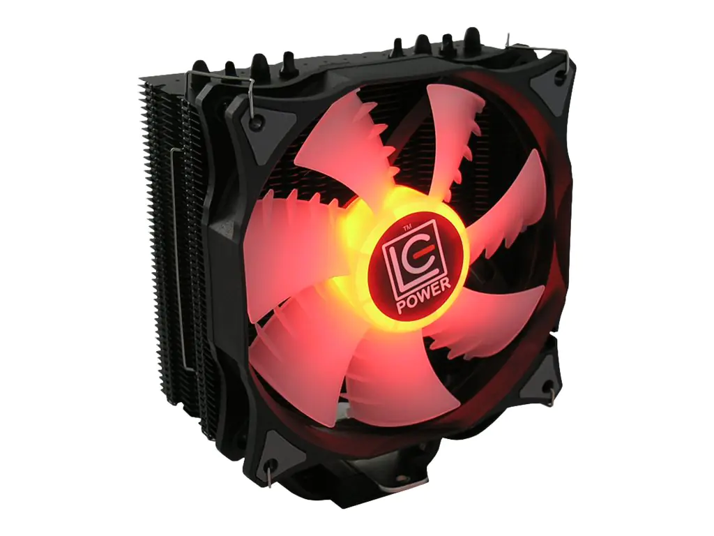 LC Power Cosmo Cool LC-CC-120-RGB - Prozessor-Luftkühler - (für: LGA775, LGA1156, AM2, AM2+, LGA1366, AM3, LGA1155, AM3+, LGA2011, FM1, FM2, LGA1150, LGA2011-3, LGA1151, AM4, LGA2066) - Aluminium - 120 mm