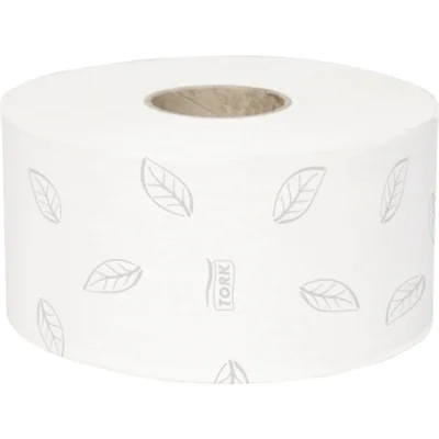 Tork Toilettenpapier Mini Jumbo Advanced 2-lagig Fasern, recycelt weiß 850 Bl./Rl. 12 Rl./Pack.
