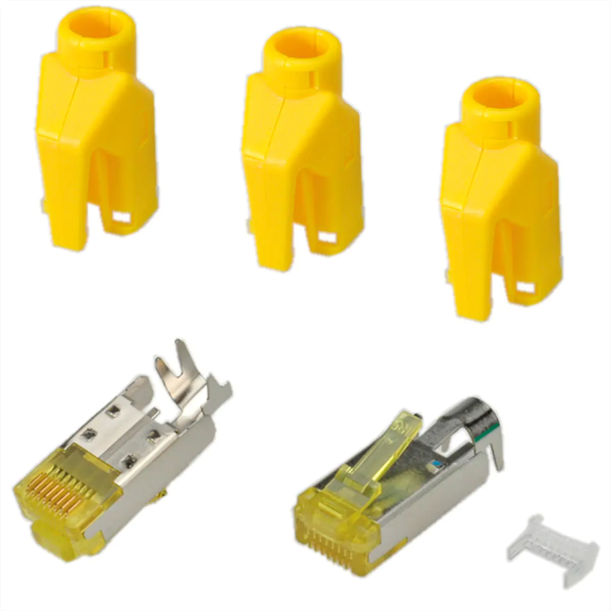 Hirose EFB Elektronik H7642.5-50, RJ-45, Gelb, Männlich, Gerade, Cat6a, 50 Stück(e)