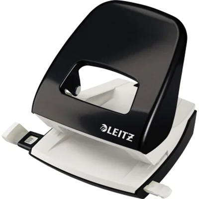 Leitz Locher NeXXt WOW 8 cm 30 Bl. (80 g/m²) mit Anschlagschiene schwarz